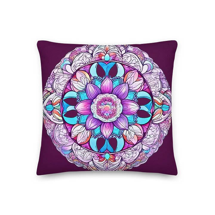 Moonlit Garden Mandala - Pillow product image (1)