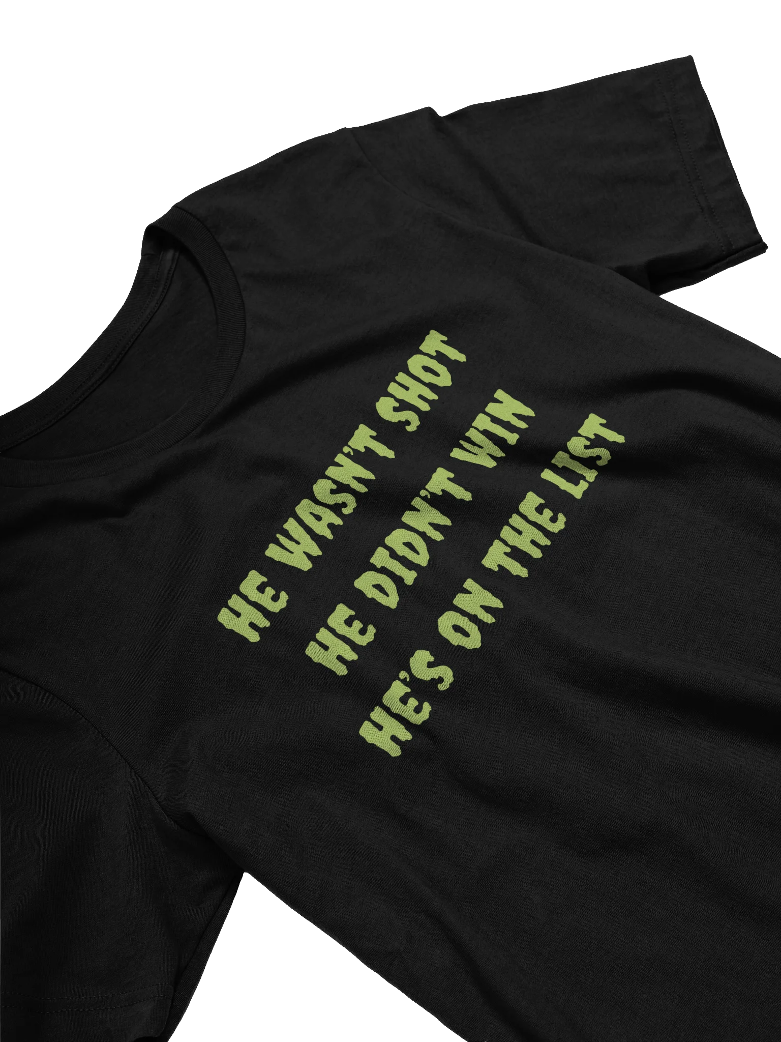 She Won Green Horror Print Supersoft Unisex T-shirt product image (3)