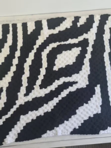 Crochet Zebra Baby Blanket Pattern - 3in1 Toy, Play Mat PDF Pattern - Crafting Happiness product image (8)