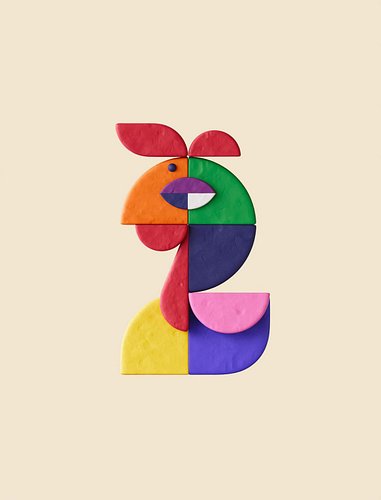South African 3D illustrator @naydinebosman brings numbers to life in her playful and colorful series Geometric Animal Number...