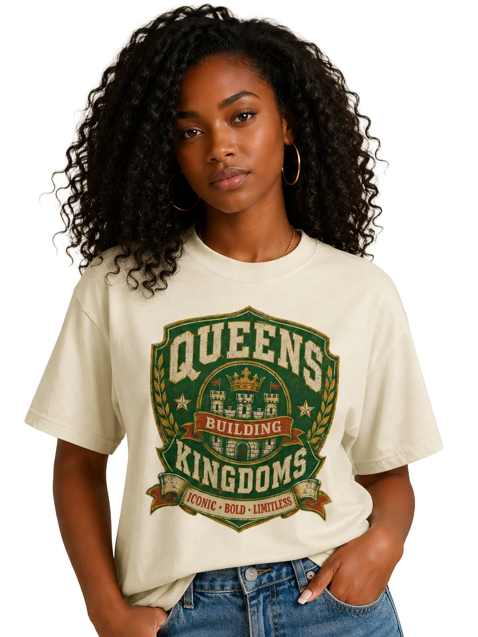 Queens Building Kingdoms Royal Crest Premium T-Shirt product image (17)