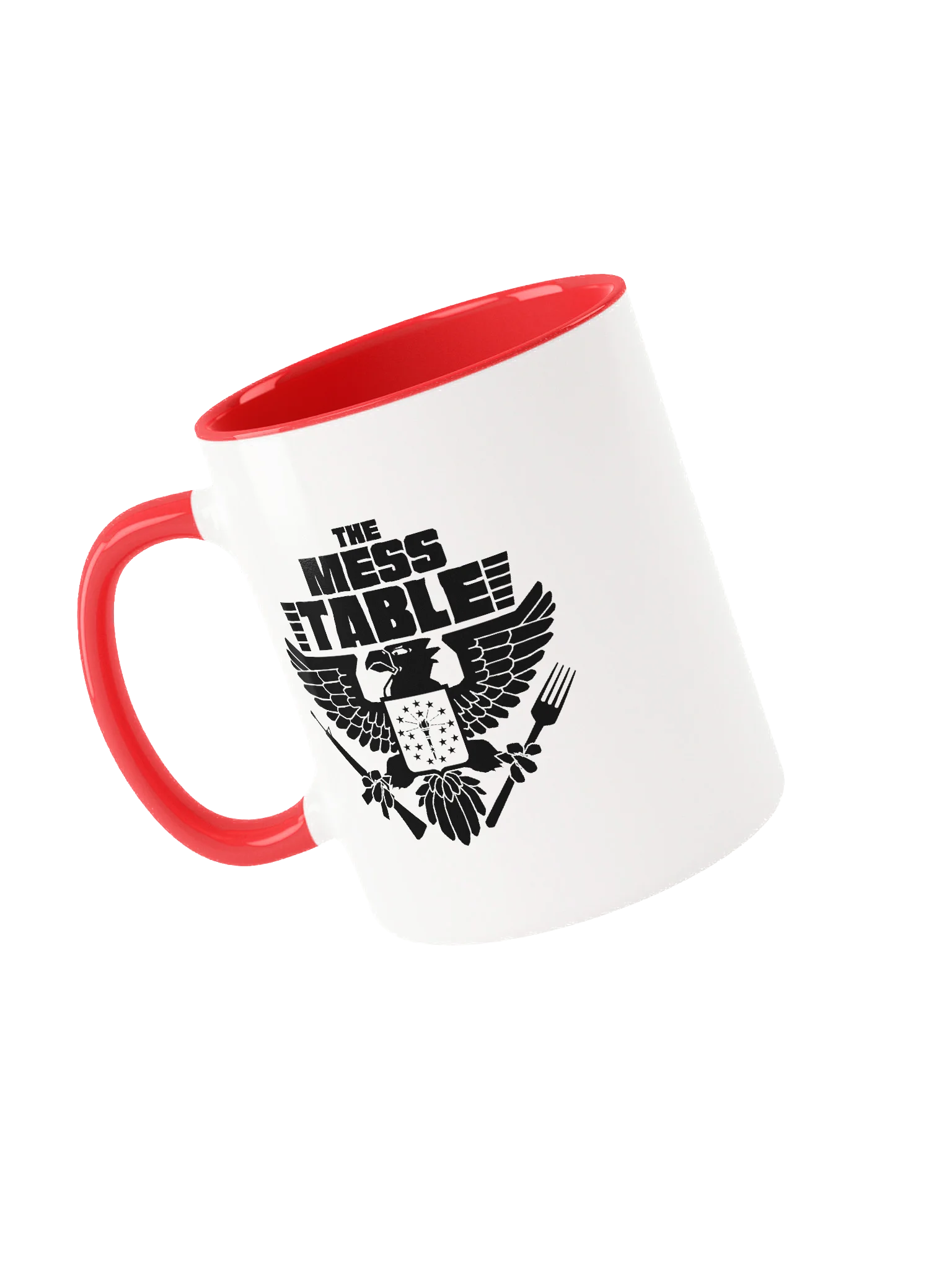 White/Red Mug with Black TMT Logo product image (1)
