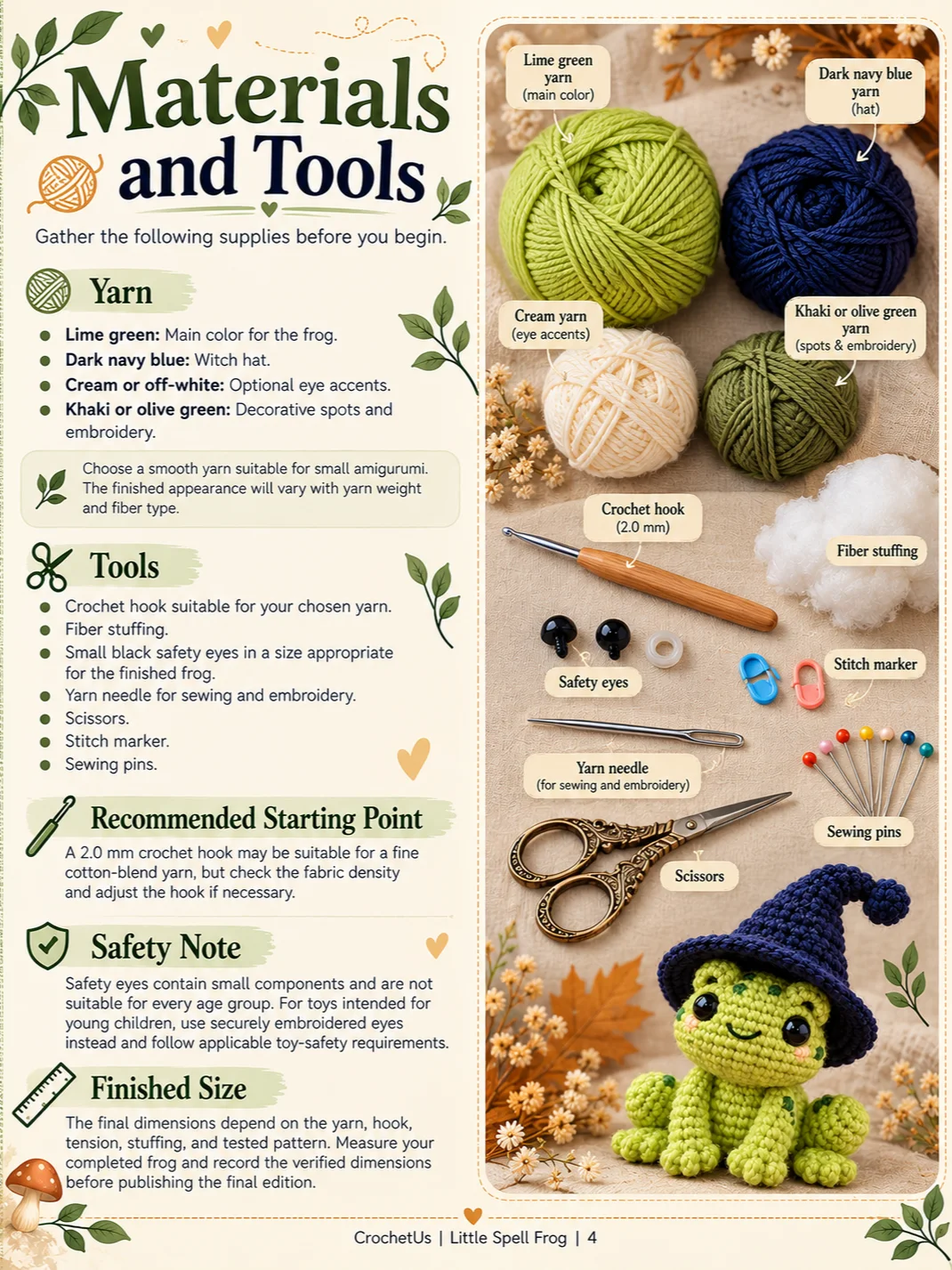 Little Spell Frog Crochet Pattern product image (5)