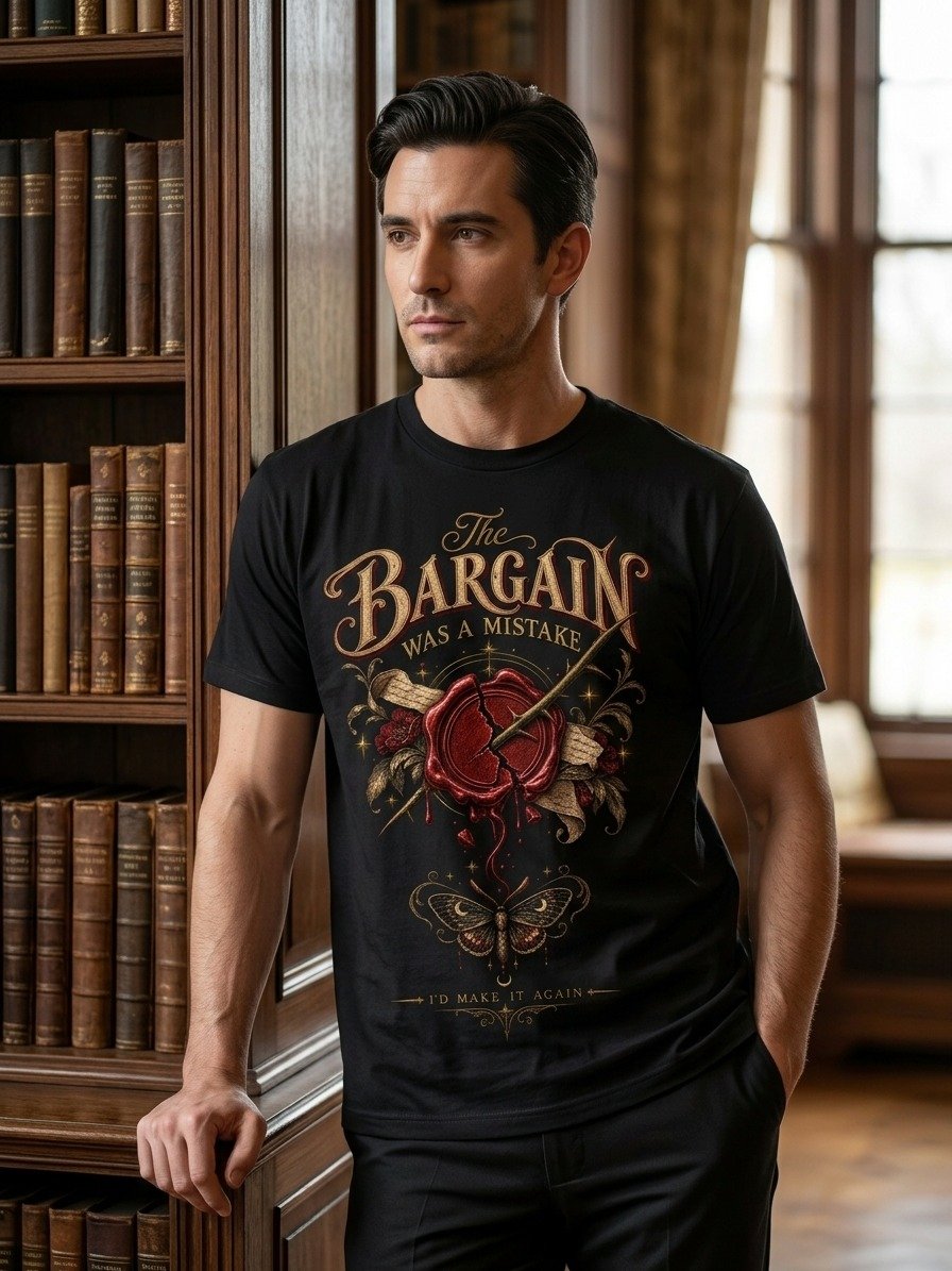 The Bargain Was a Mistake Dark Academia Bookish Design product image (2)