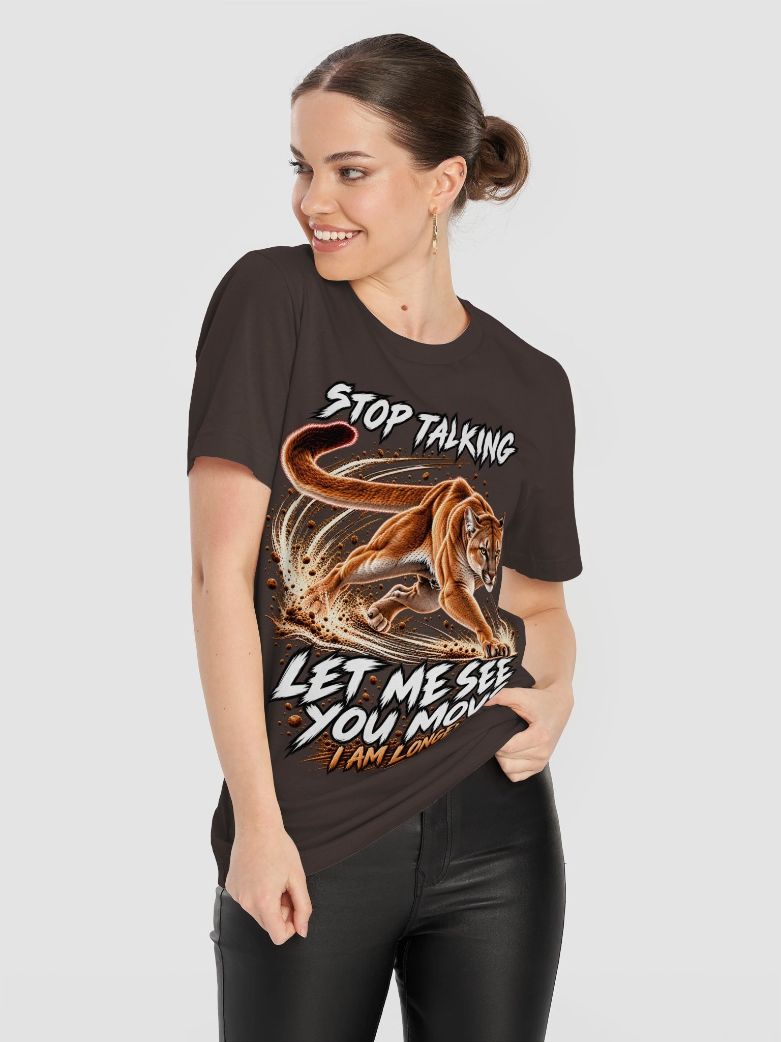 I Am Longevity Cougar Graphic Tee product image (11)
