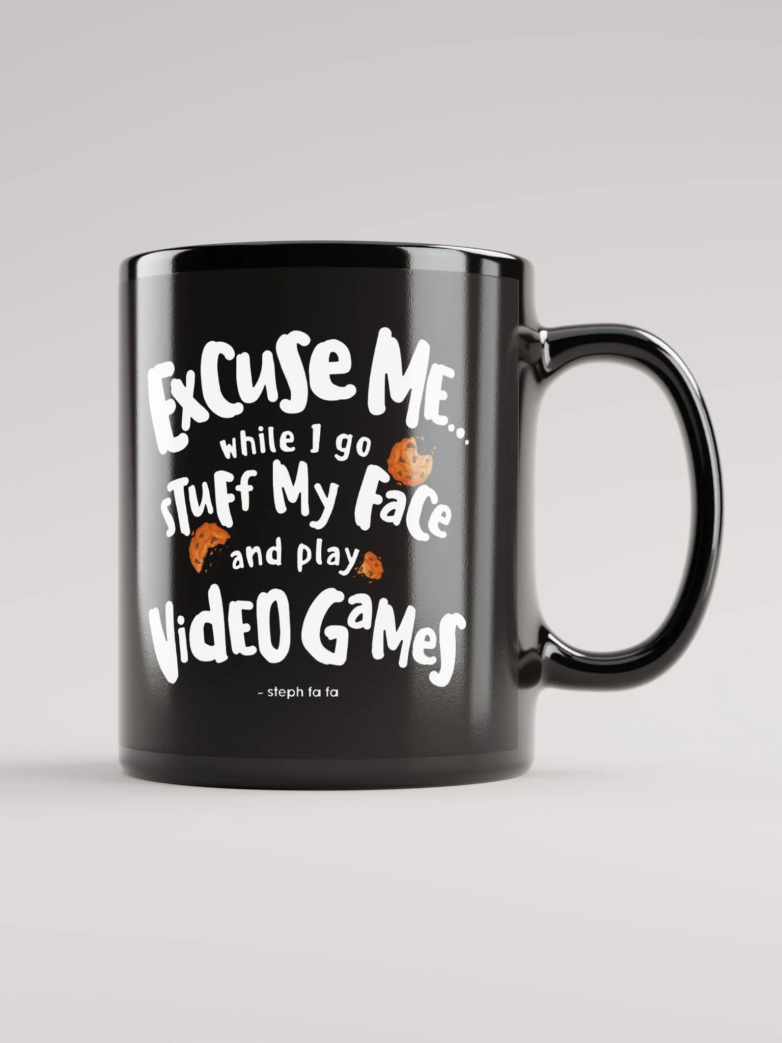 Steph fa fa stuff my face mug product image (1)