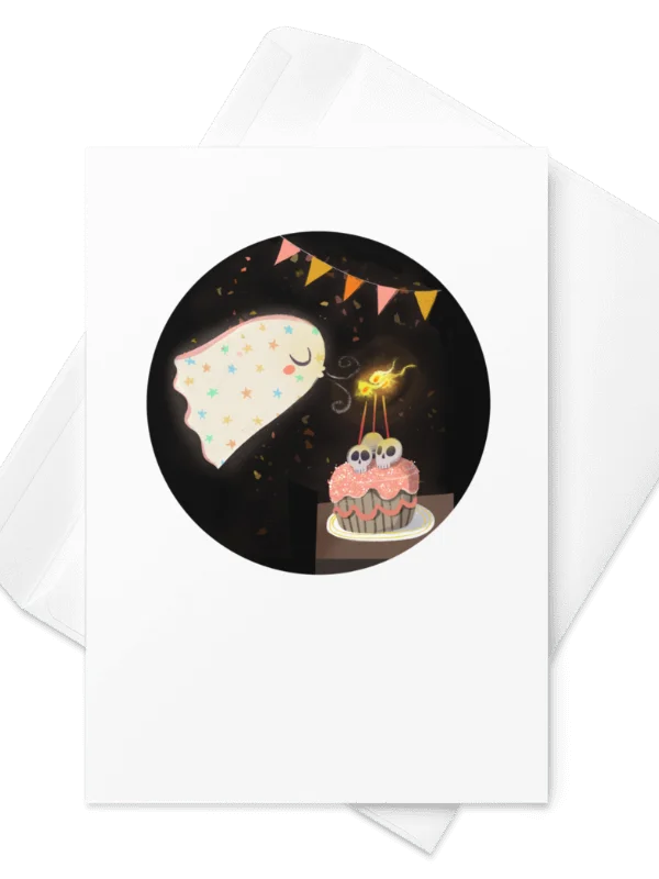 Birthday Little Ghost - Greeting Card product image (2)