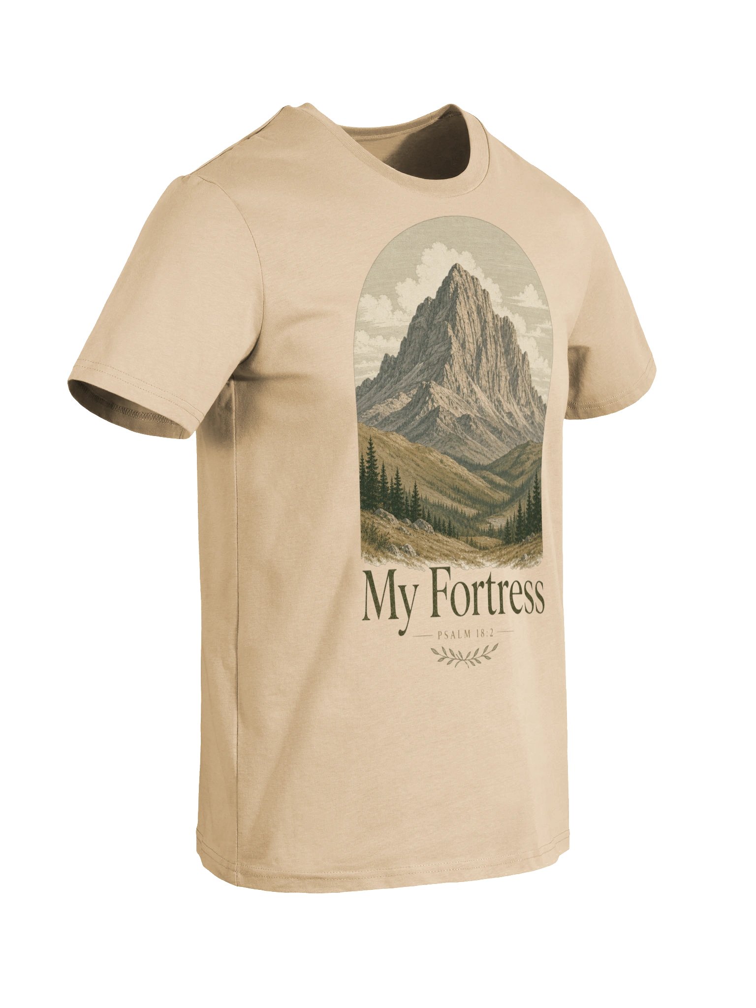 Psalm 18:2 God Is My Fortress Christian T-shirt product image (4)
