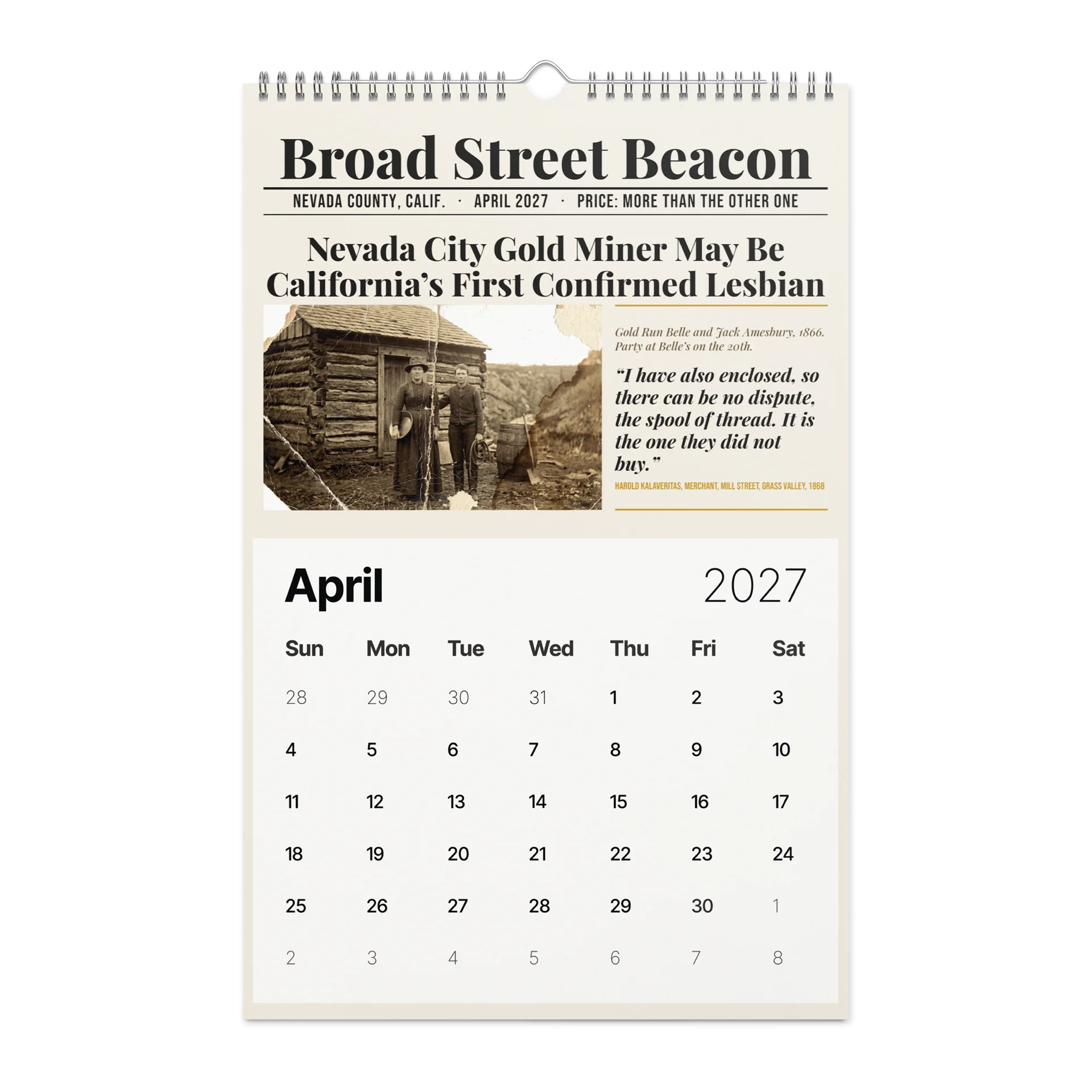 Broad Street Beacon 2027 Wall Calendar product image (1)