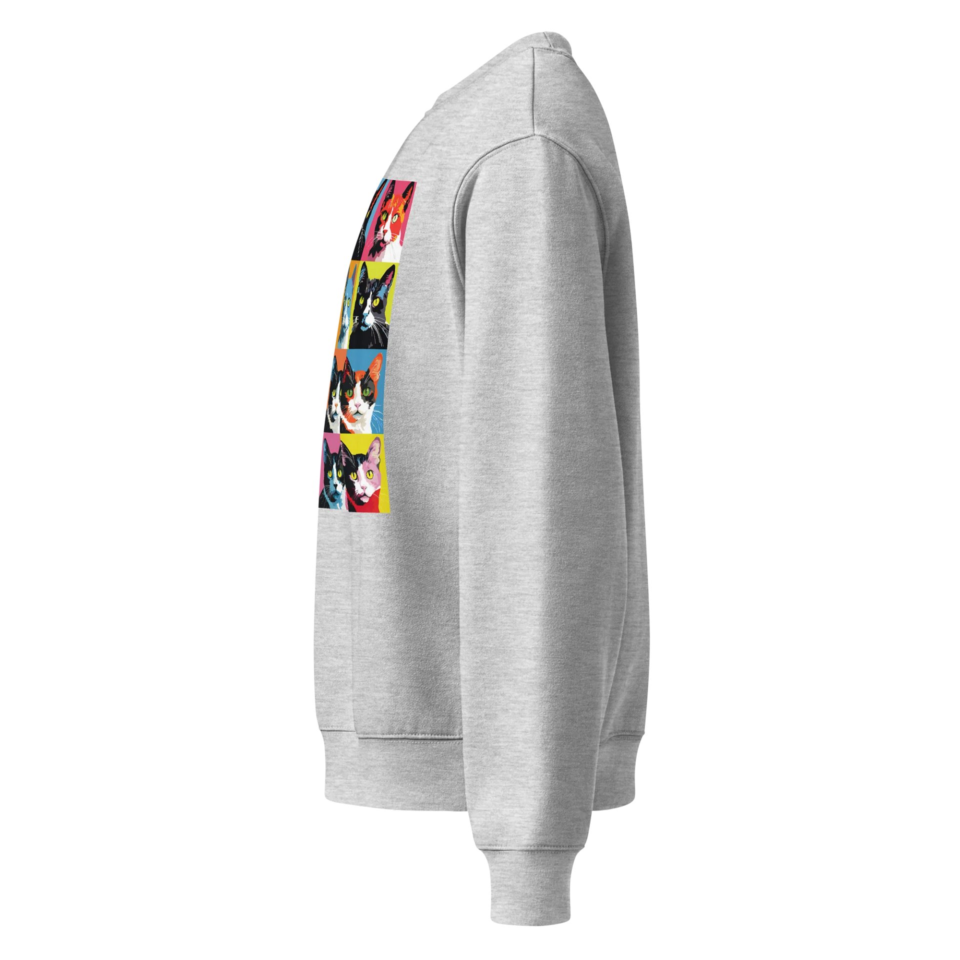 Pop Art Cats Grid Sweatshirt product image (24)