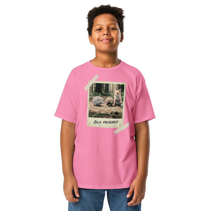 Old Friends - Hedgehog, Echidna and Fox, Polaroid Photo Shirt product image (6)