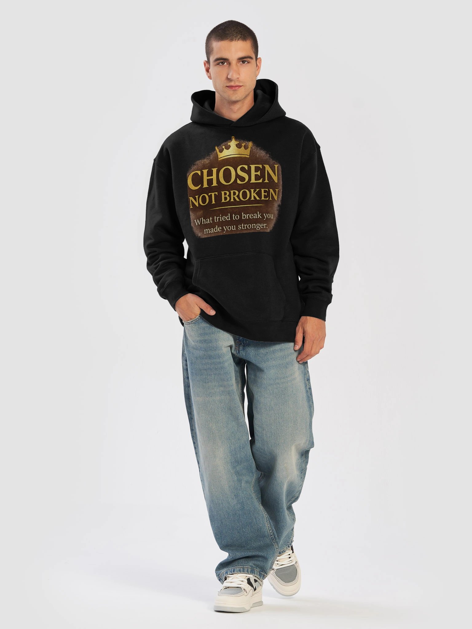 Golden Sacred & Protected Oversized Hoodie product image (26)