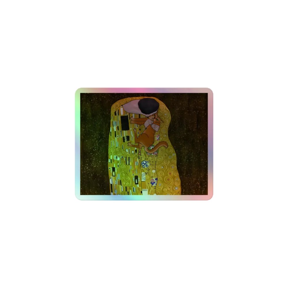 The Reluctant Kiss Holo Sticker product image (1)