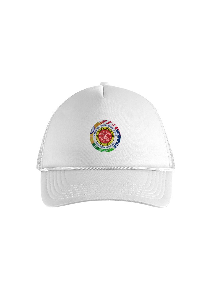 Sit Down With Sid Official Essential Trucker Hat - White product image (1)
