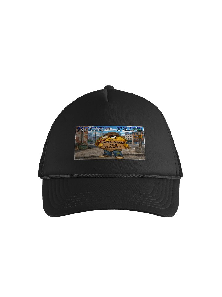 Broke Taco Urban Cartoon Trucker Hat - The Taco Family product image (3)