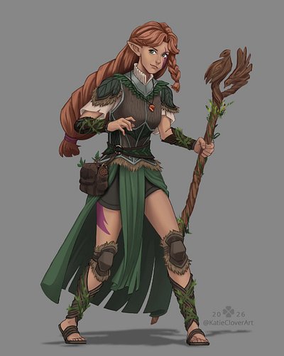 New Lia art!! Since her campaign finished, I’m slowly drawing all the player characters from it (starting with my wood elf dr...