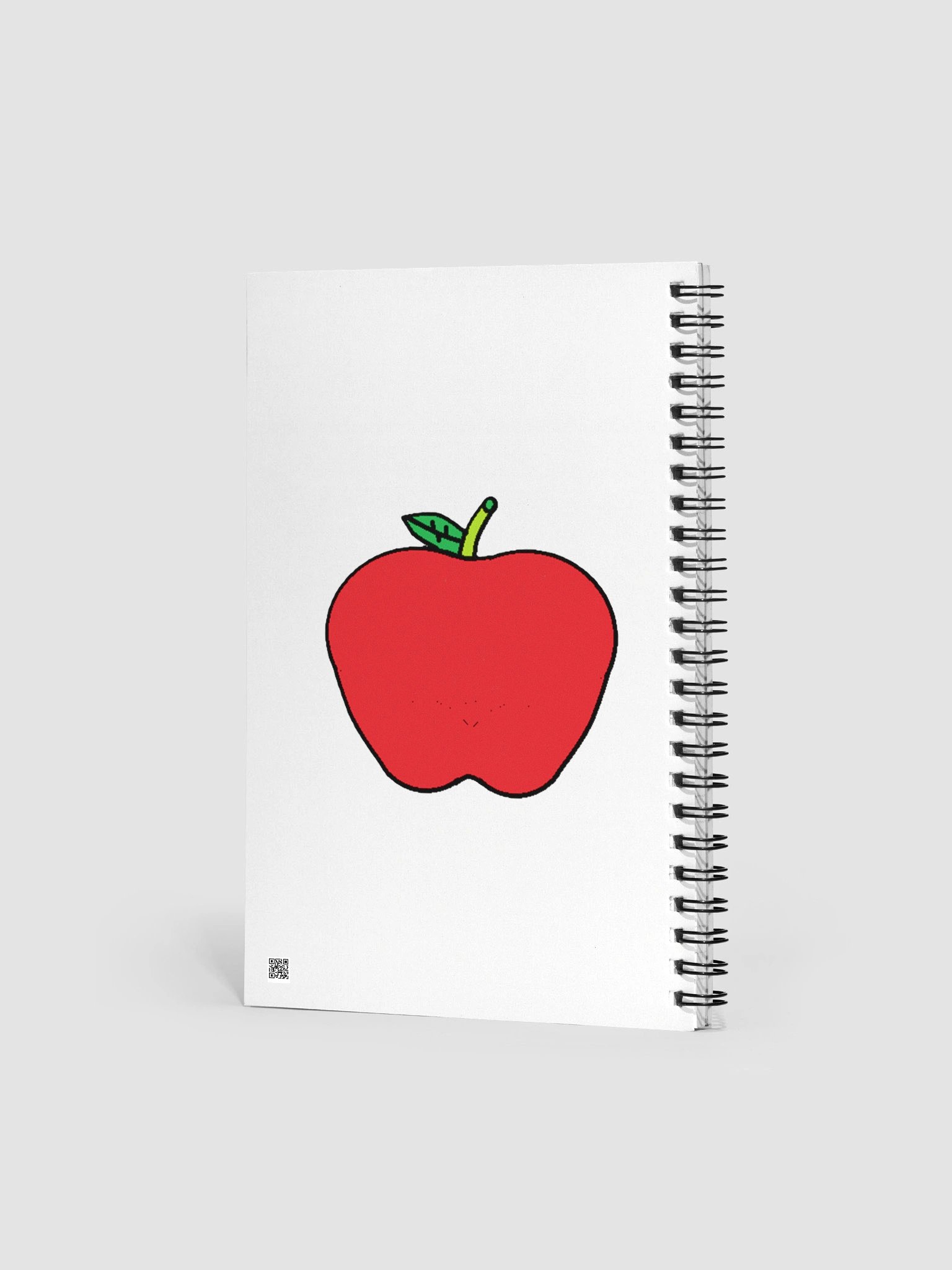 Cartoon Apple Spiral Notebook product image (2)