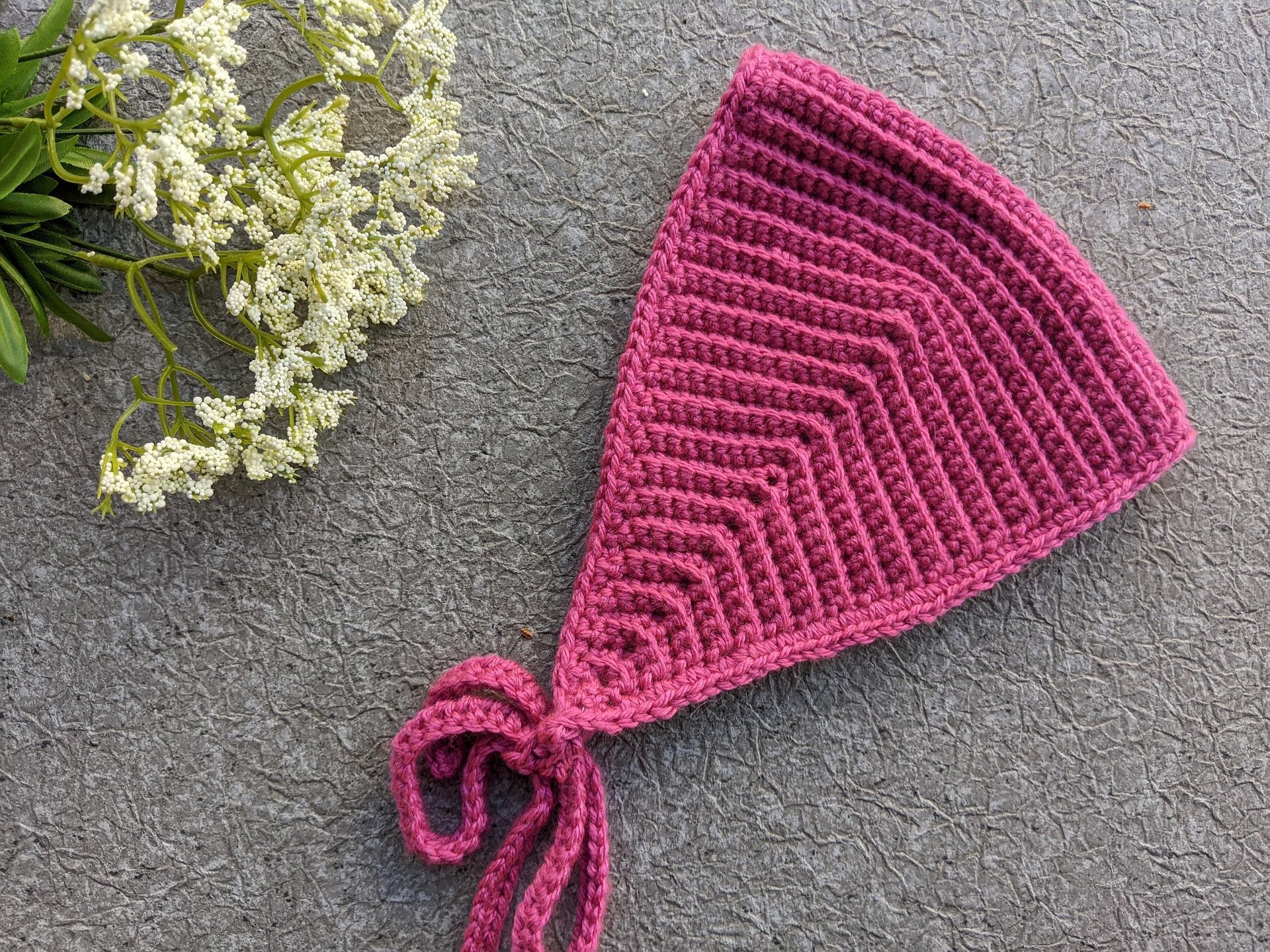 Crochet Bandana with Ties Pattern product image (7)