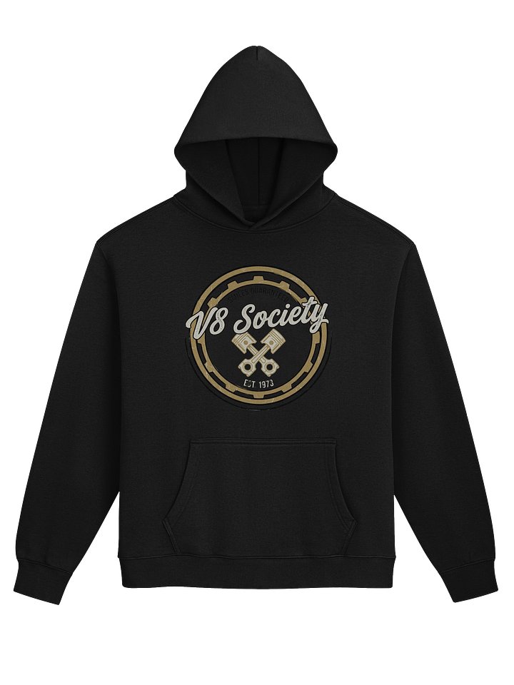 V8 Society Vintage Emblem Oversized Hoodie product image (1)