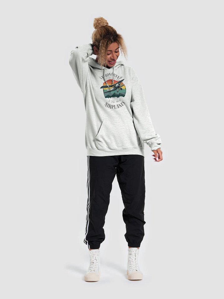Introverted But willing to talk about airplanes hoodie product image (2)