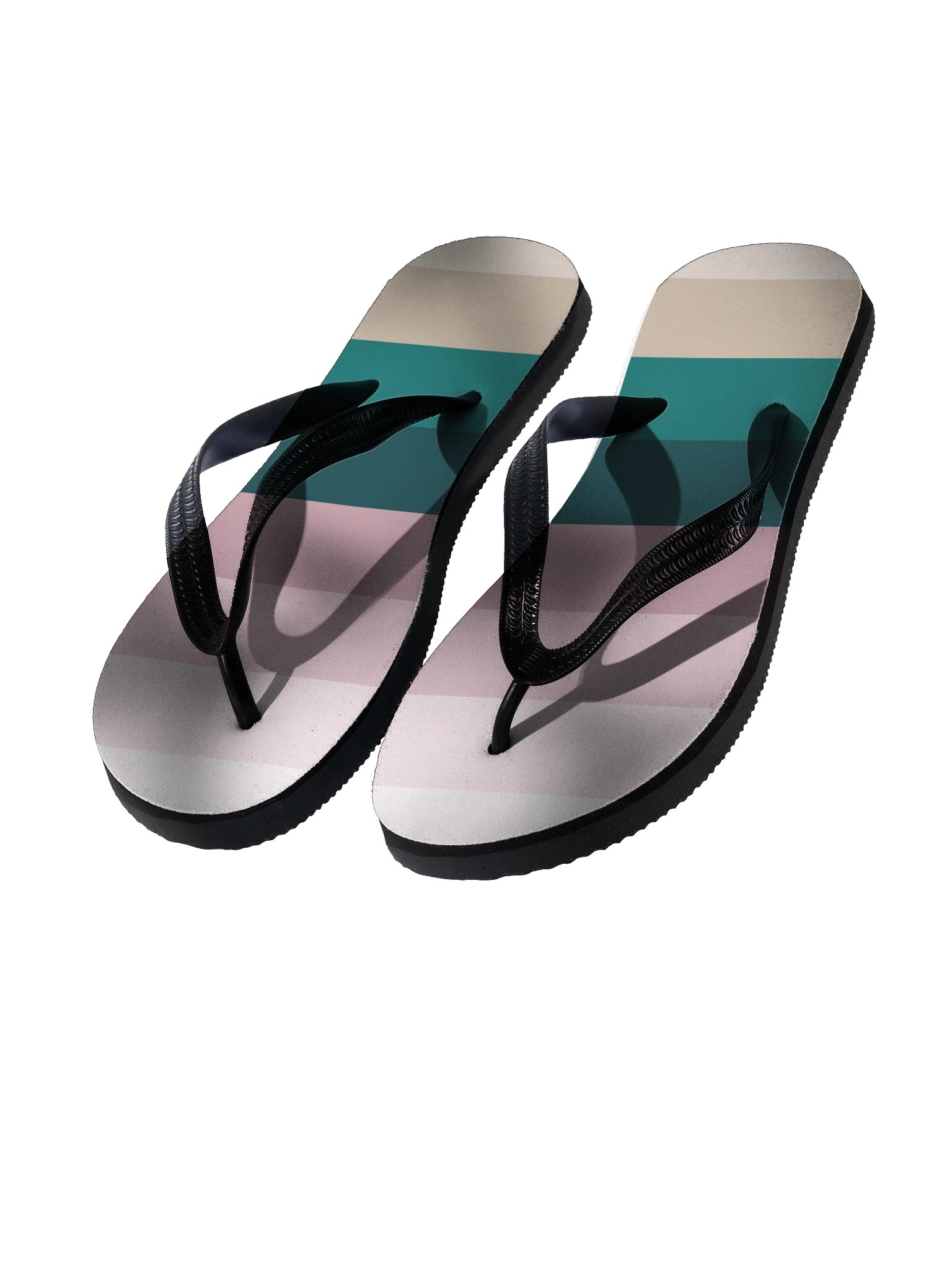 Mirrored Footprints Flip-Flops product image (1)