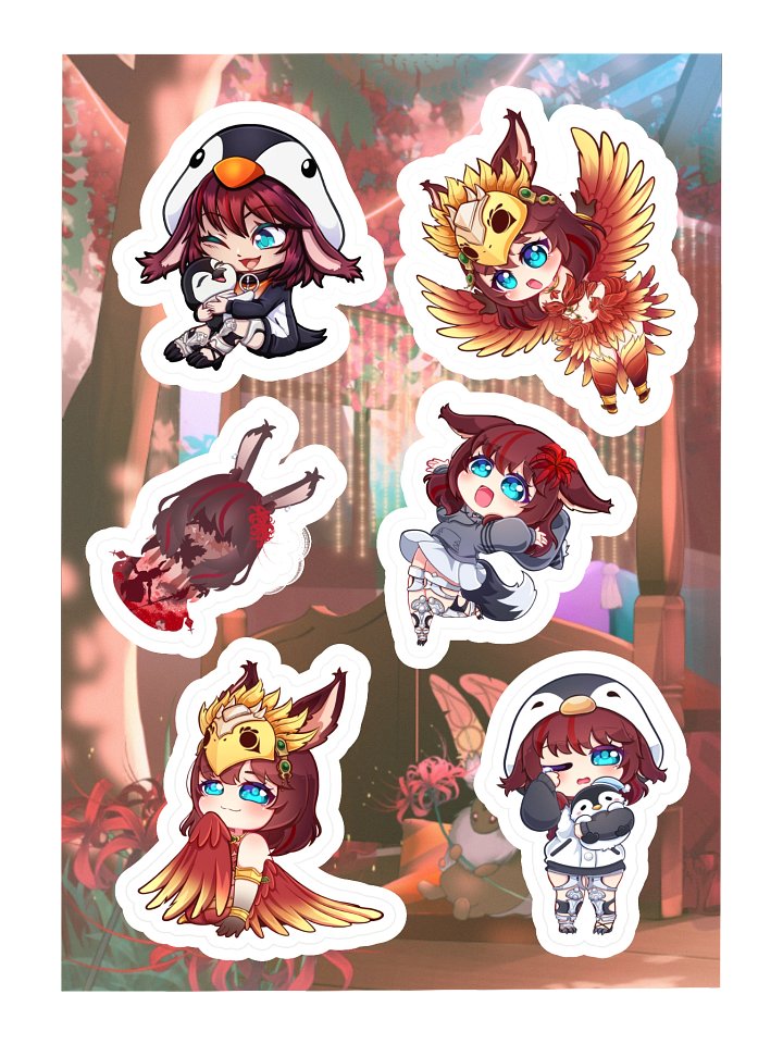 Freya Moshroca Sticker Sheet product image (1)
