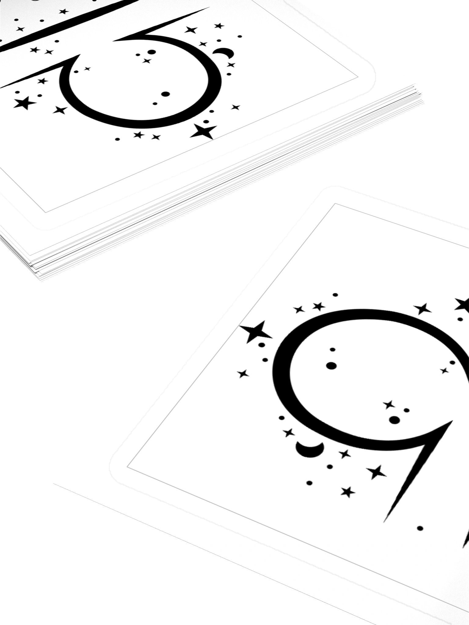 Libra Zodiac Sticker — Celestial Scales Line Art Design product image (4)