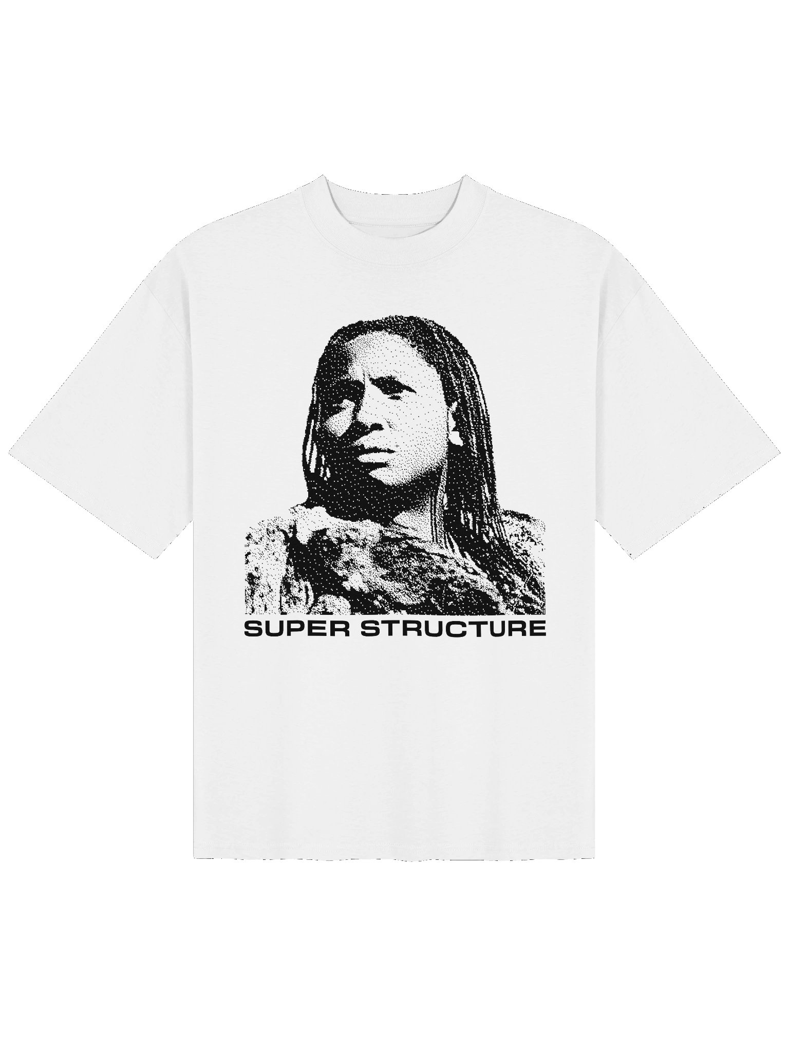 Tamil Tiger Title Oversized Organic Tee product image (1)