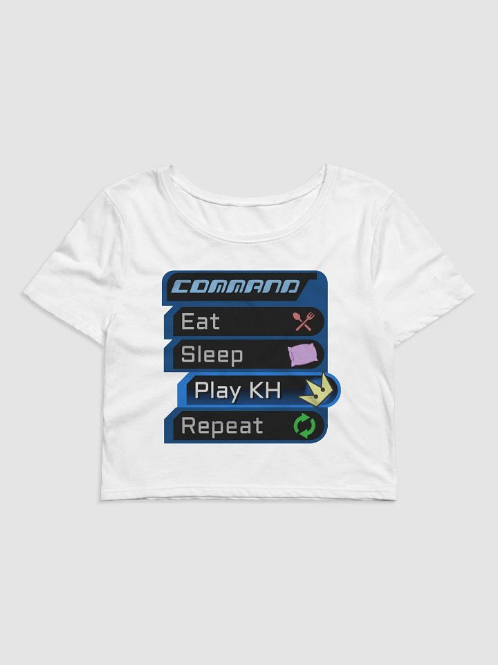 KH Command Menu Short Sleeve Crop T-Shirt product image (1)