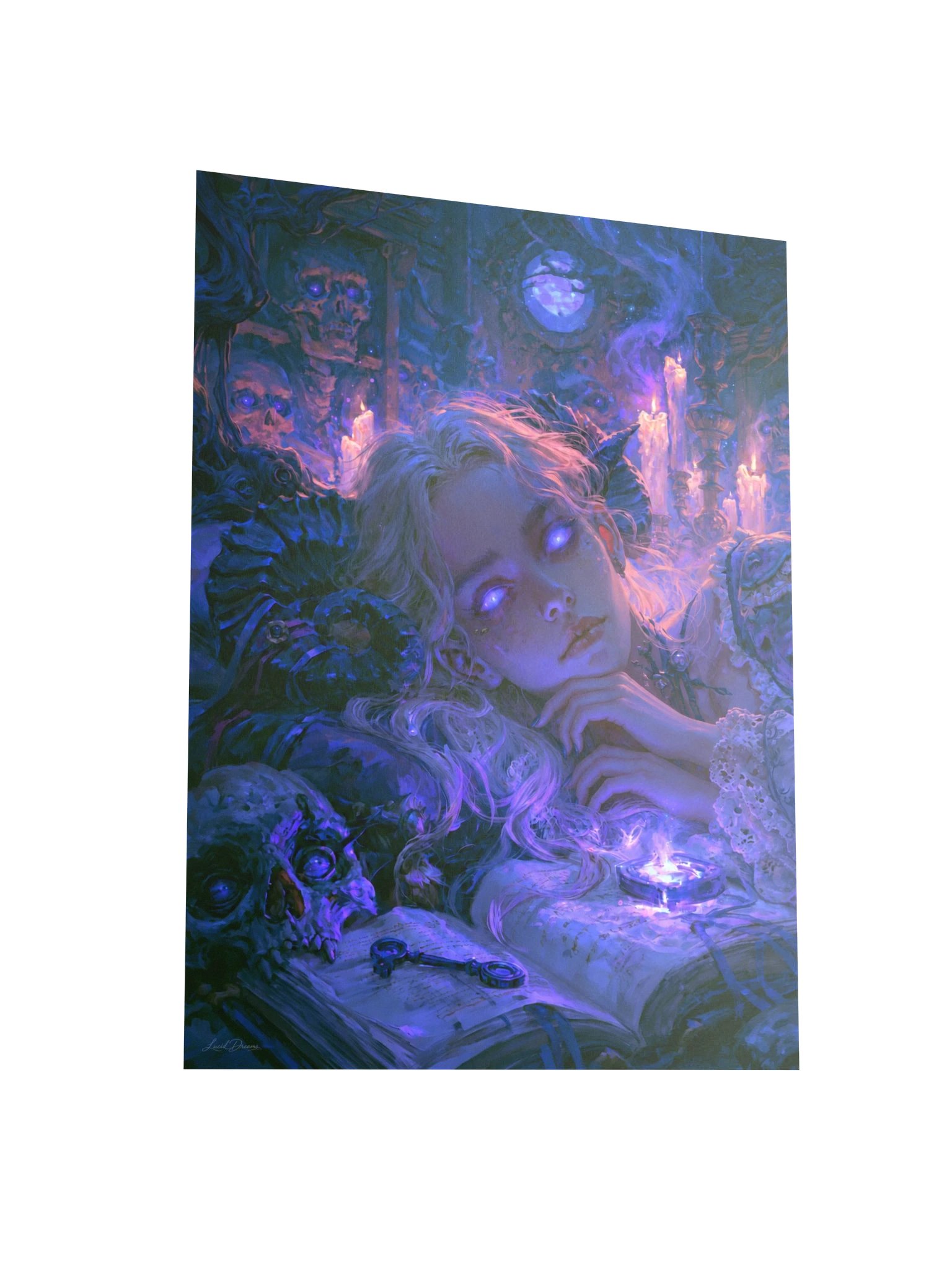 Haunted Doll Art Print — Moonlit Haunted Doll product image (7)