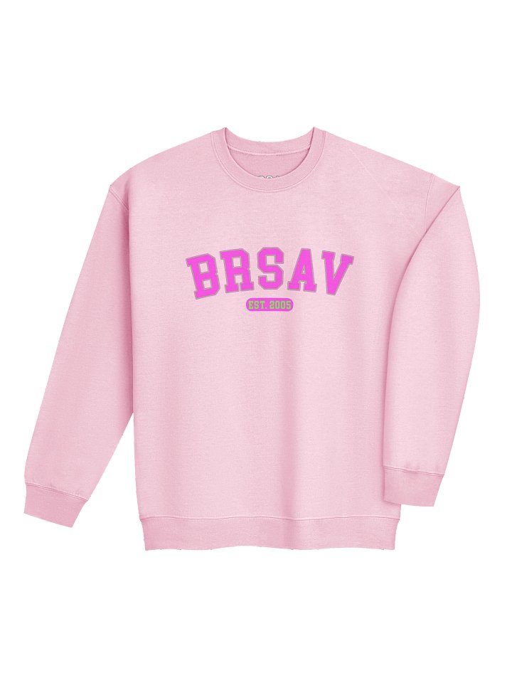 Varsity Pink/Green Brsav Crewneck product image (2)