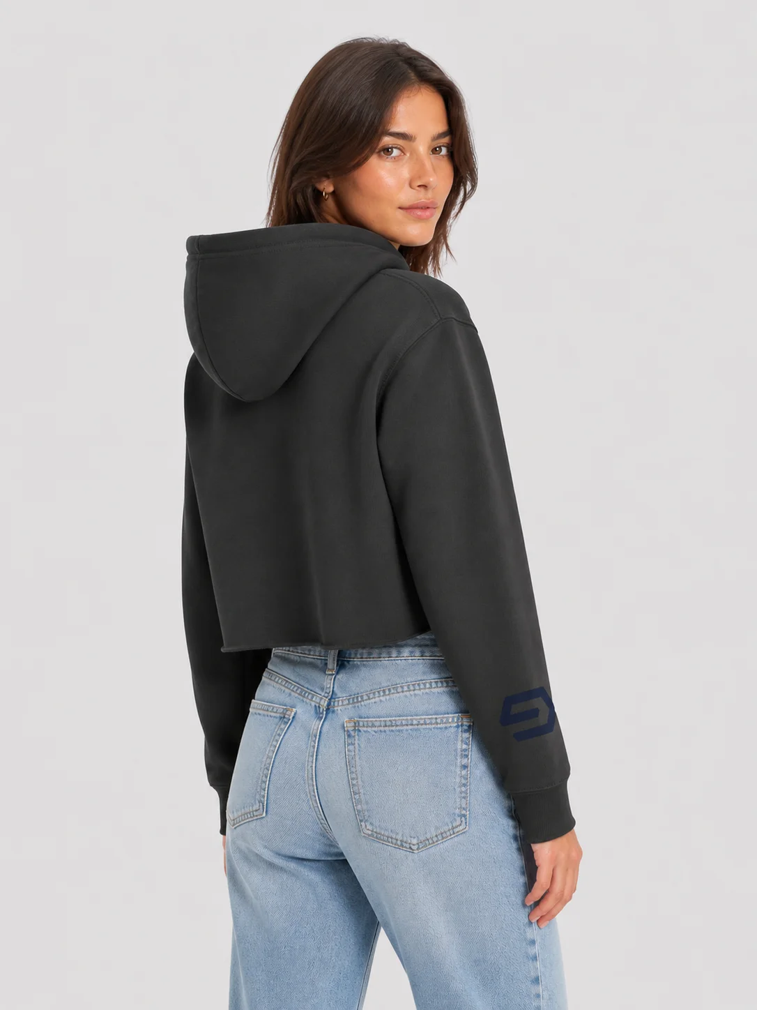 Stealth — Artimovo Fleece Crop Hoodie product image (2)