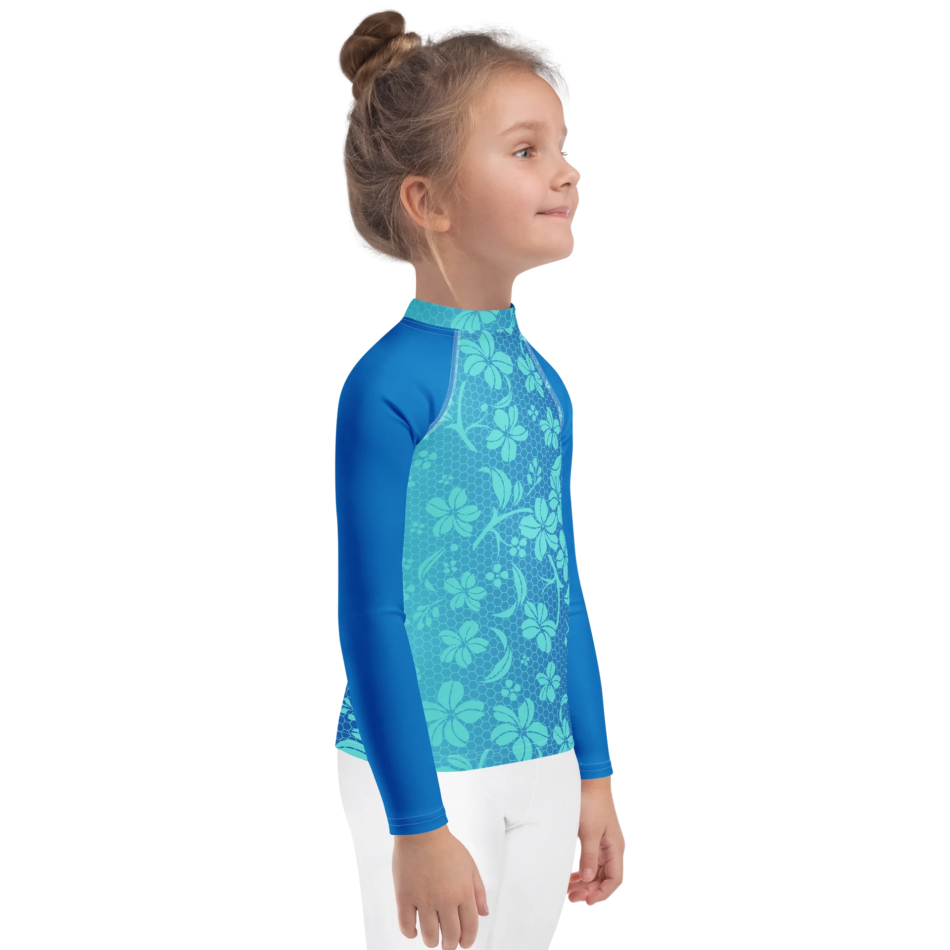 Blue Blossom Kids Rash Guard product image (4)