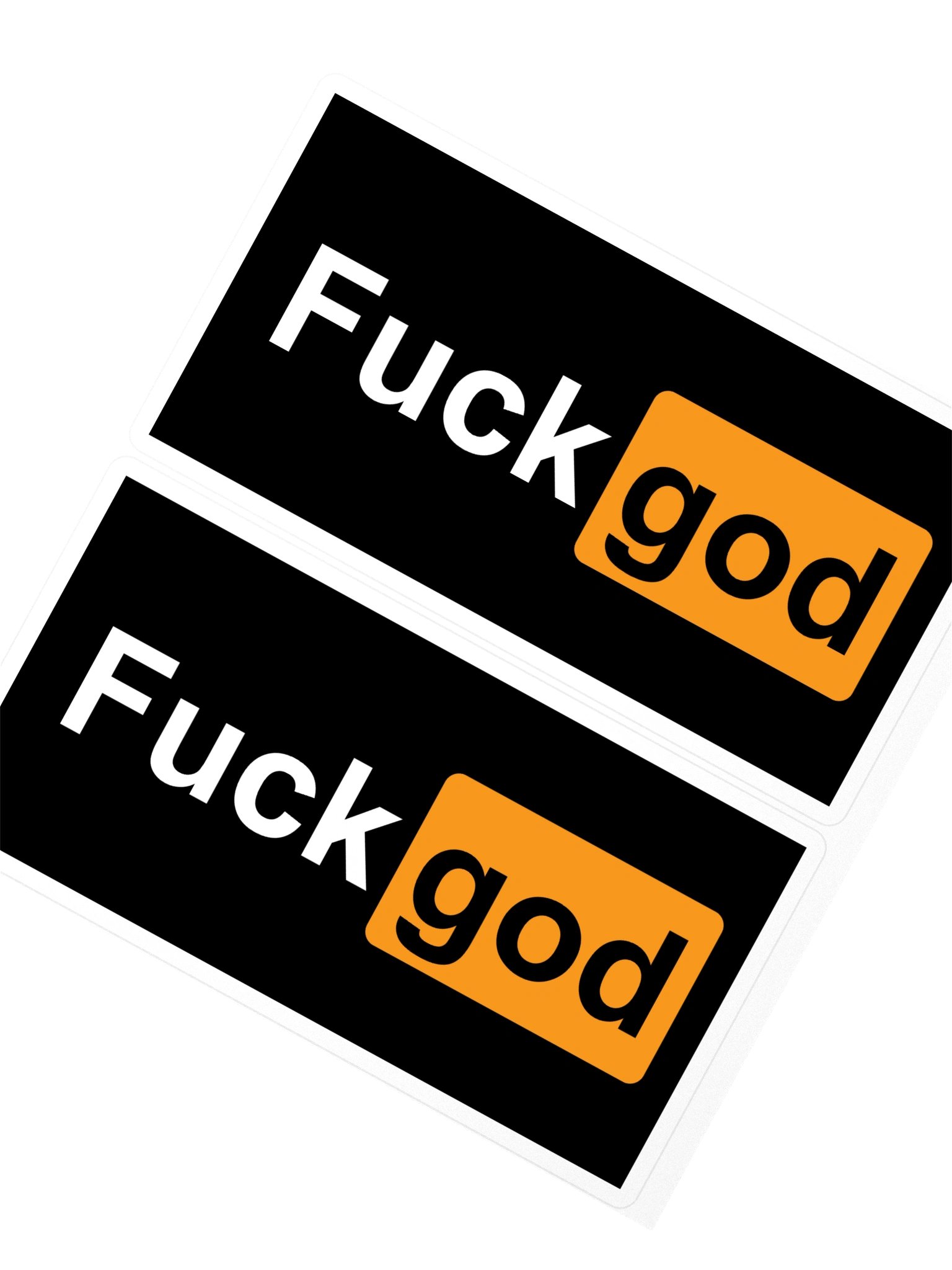 God Hub Sticker 2 pack product image (2)
