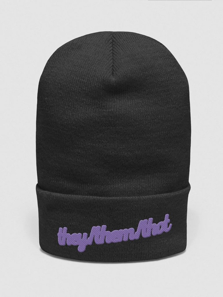 they/them/thot beanie product image (1)