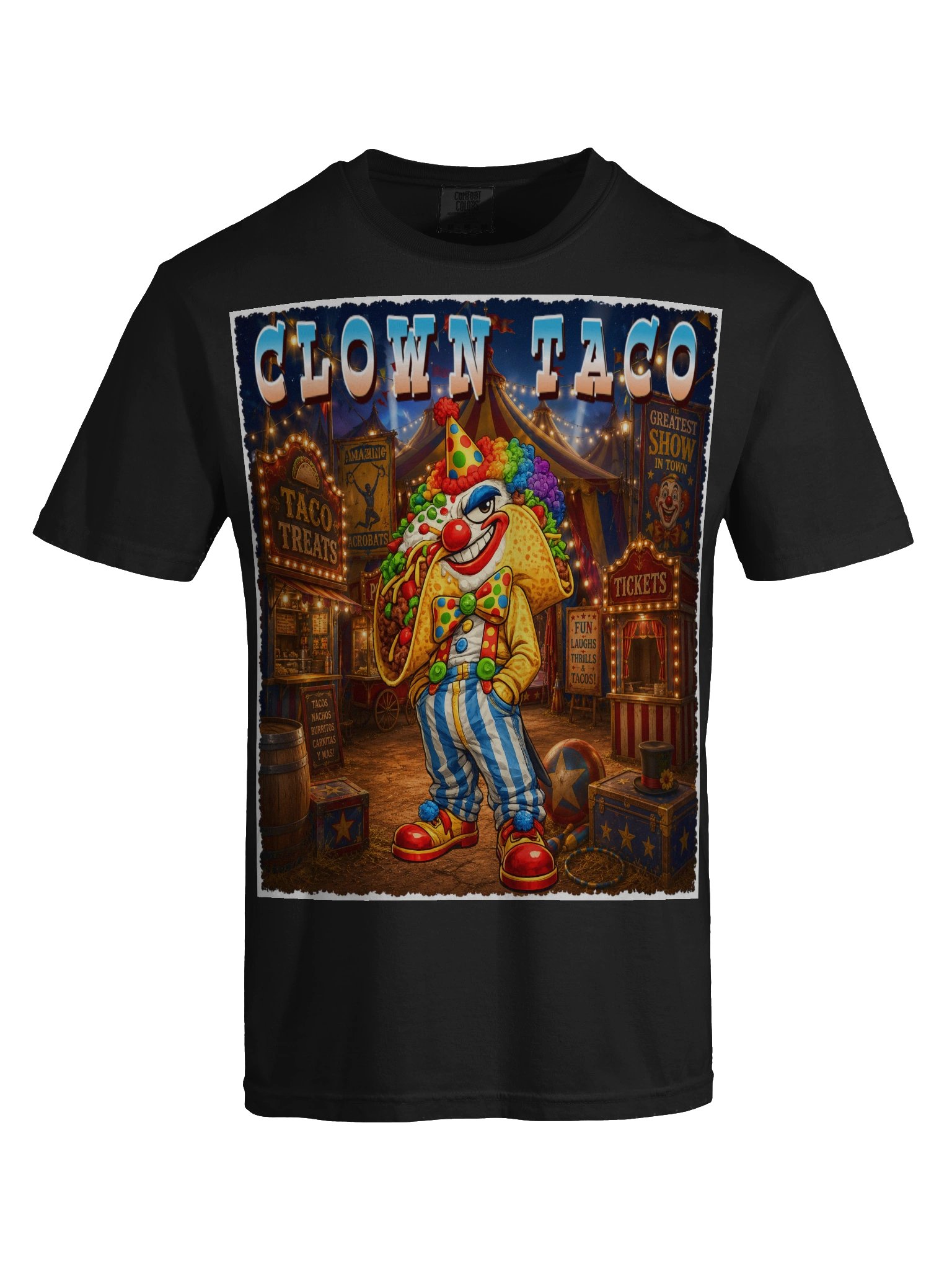 Clown Taco Carnival Tee - The Taco family collection product image (40)