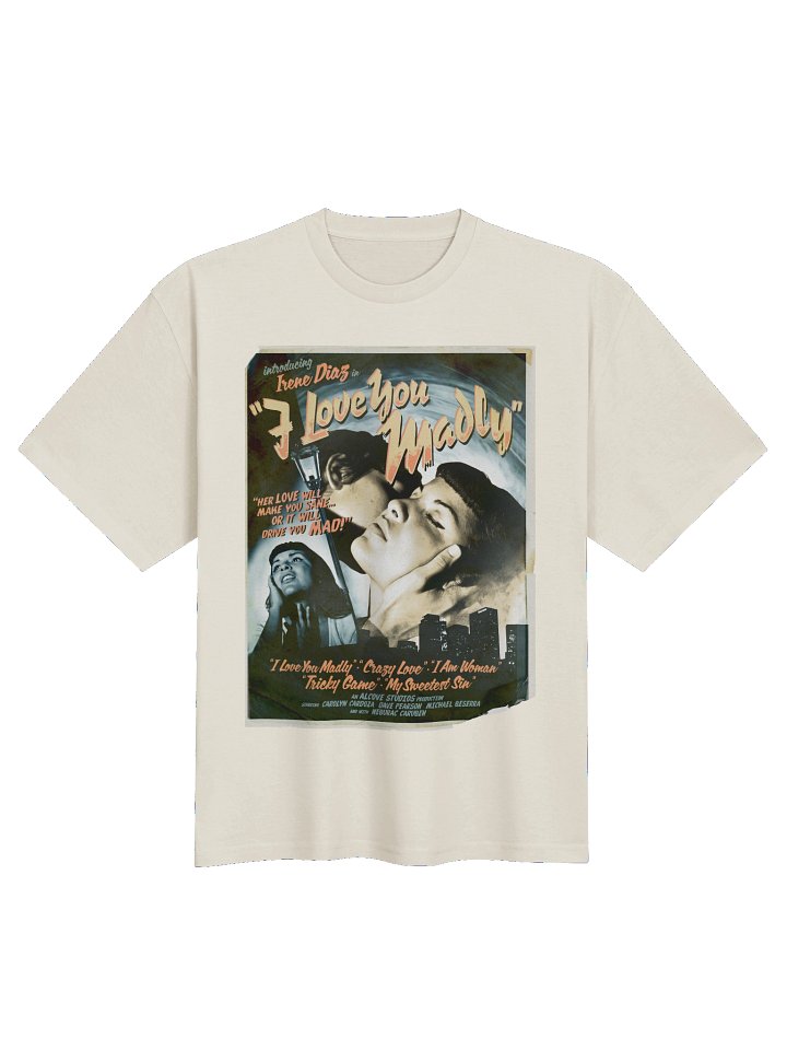 "I Love You Madly" Noir Poster T-Shirt product image (1)