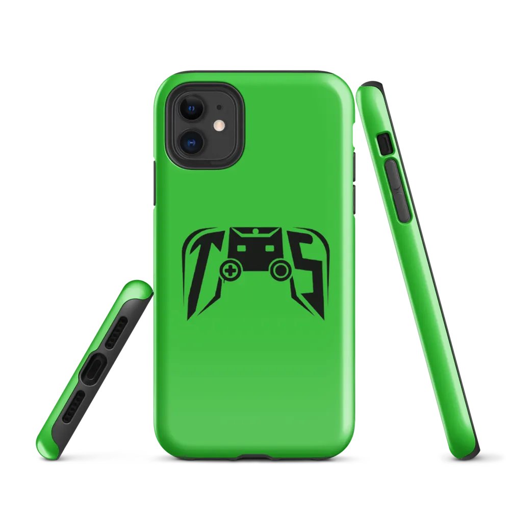 Tough Logo Case for iPhone® (Lime) product image (1)