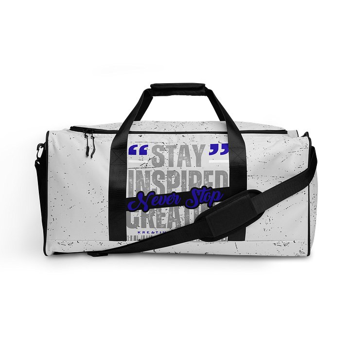 STAY INSPIRED DUFFLE BAG - SIGNATURE COLLECTION product image (1)