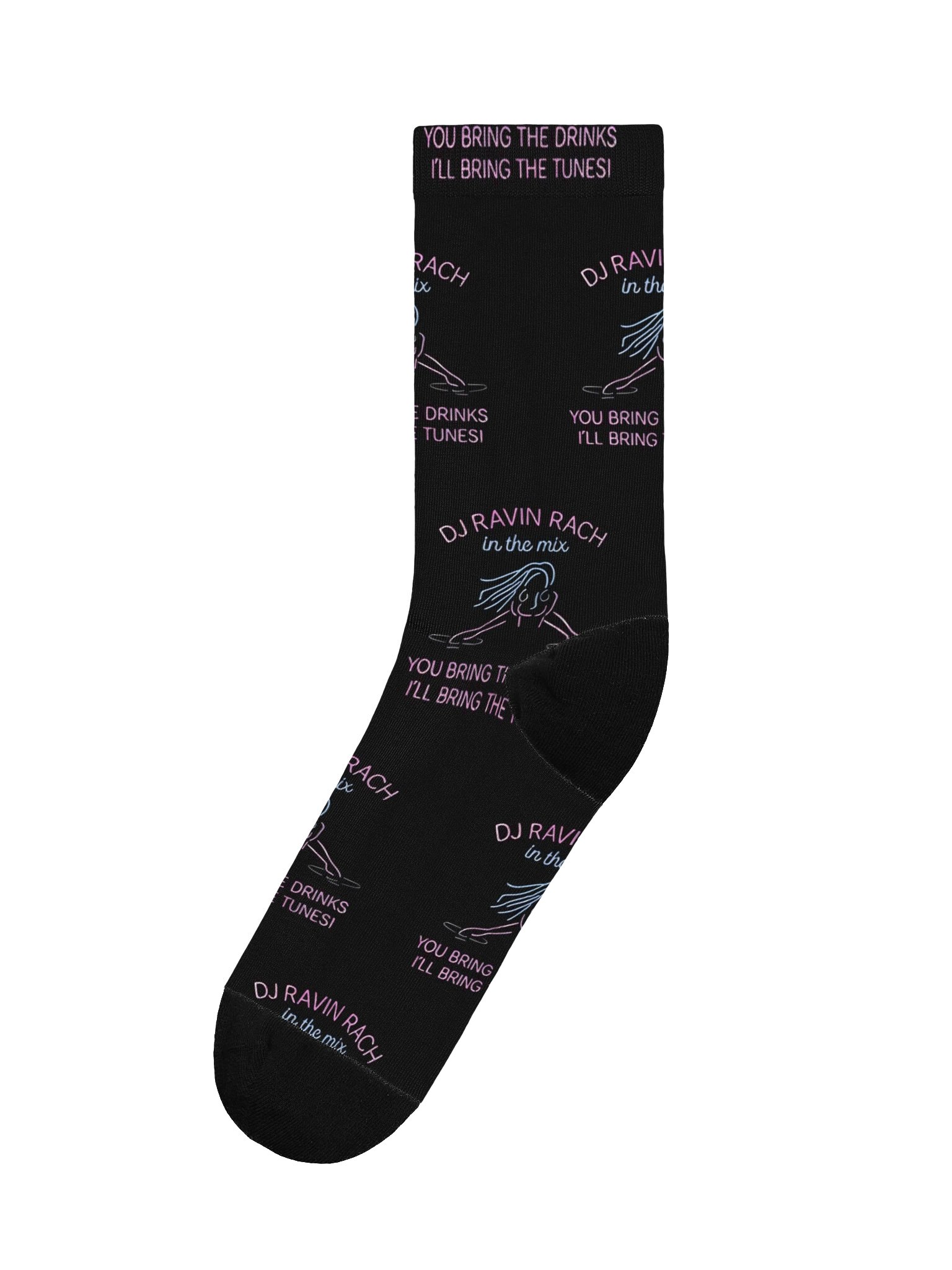 DJ Ravin Rach In The Mix Socks product image (1)