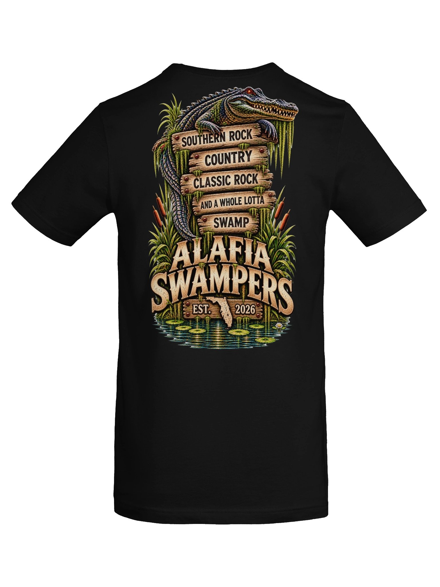 Alafia Swampers Est. 2026 – Whole Lotta Swamp T-Shirt product image (8)