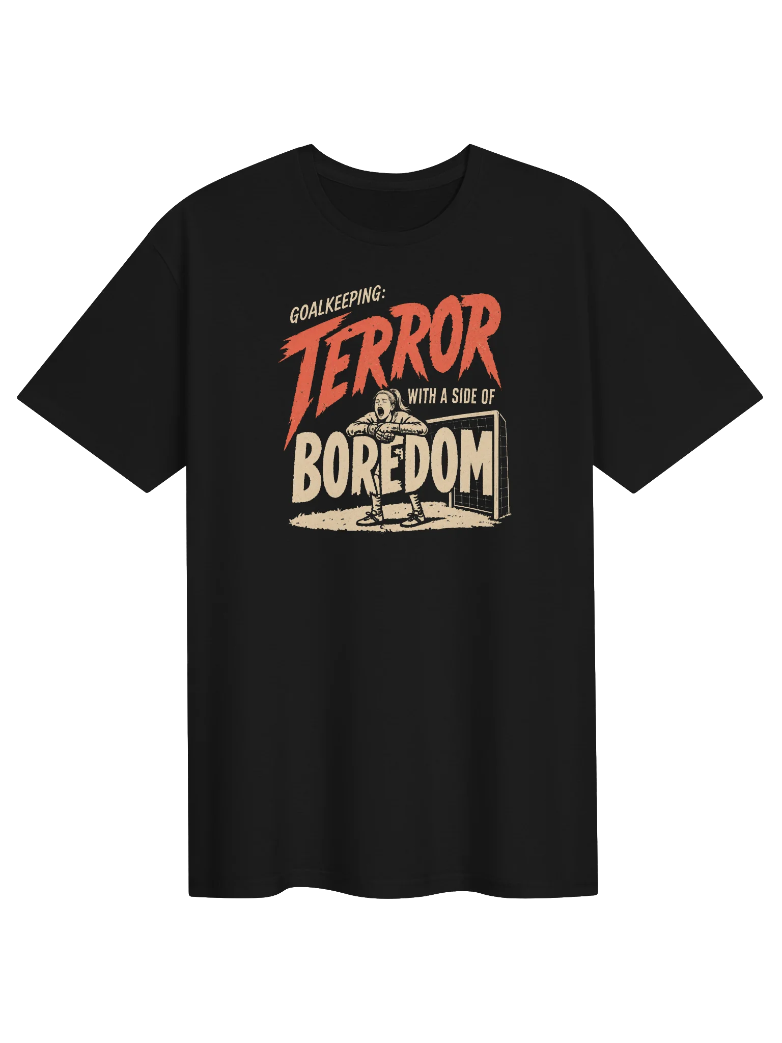 Goalkeeping: Terror & Boredom Tee product image (1)