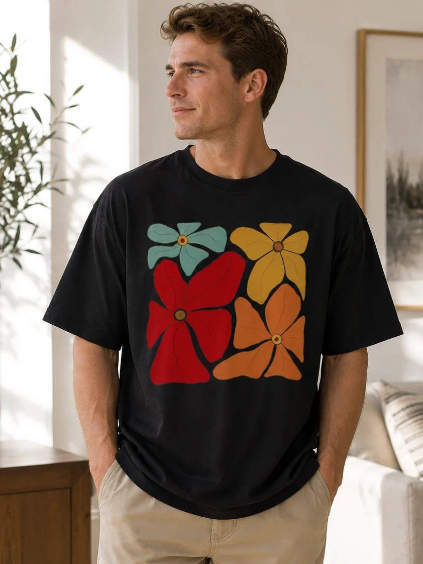 Petals and Olives Heavyweight T-Shirt product image (4)