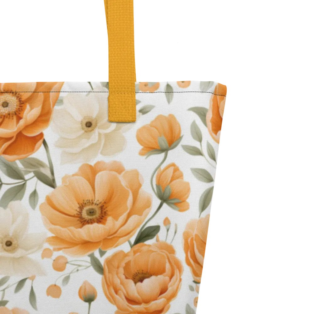 Just Peachy Floral Tote Bag product image (7)