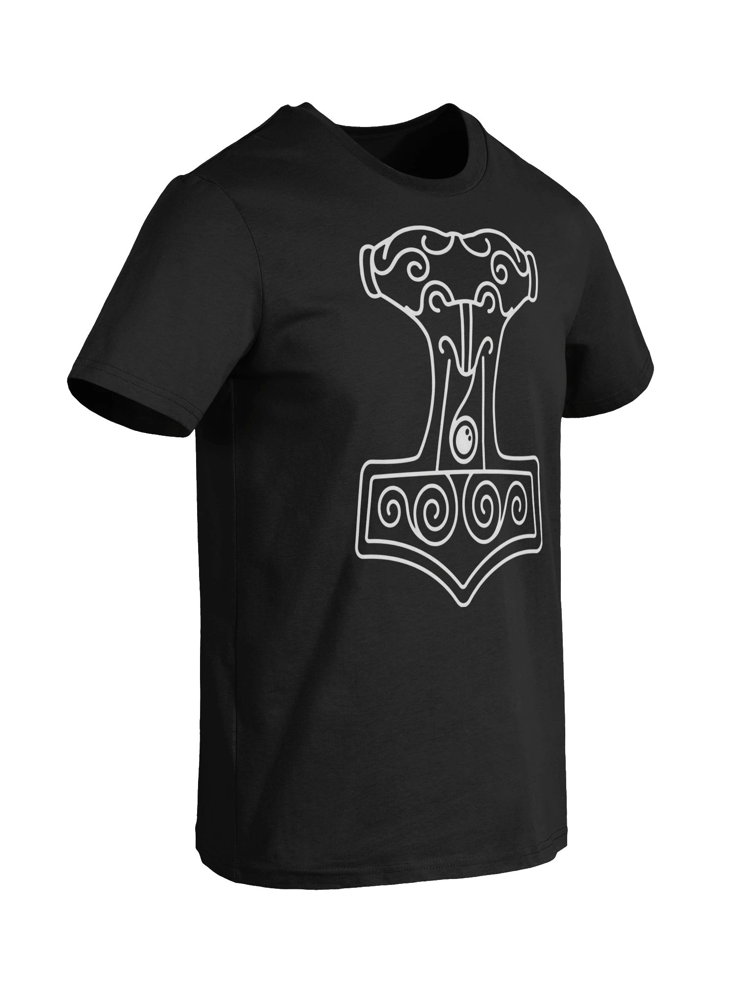 White Mjolnir - Młot Thora - koszulka unisex z bawełny organicznej product image (15)