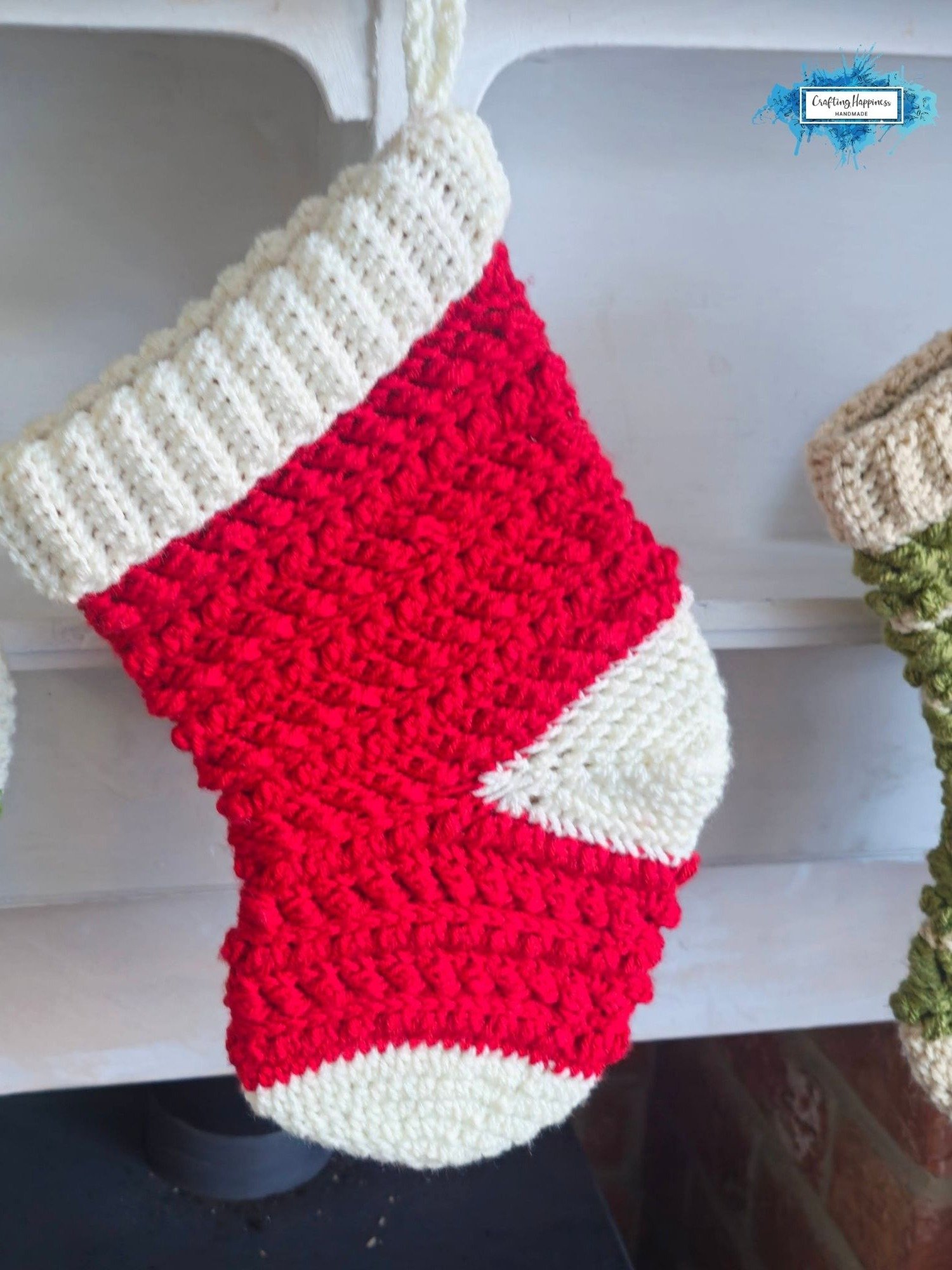 CROCHET PATTERNS + VIDEO | Christmas Crochet Pattern Bundle pdf | Stocking Bow Bauble | Moon Fern Christmas Collection | Holiday Decor Everbee logo Analyze listing Crafting Happiness product image (11)