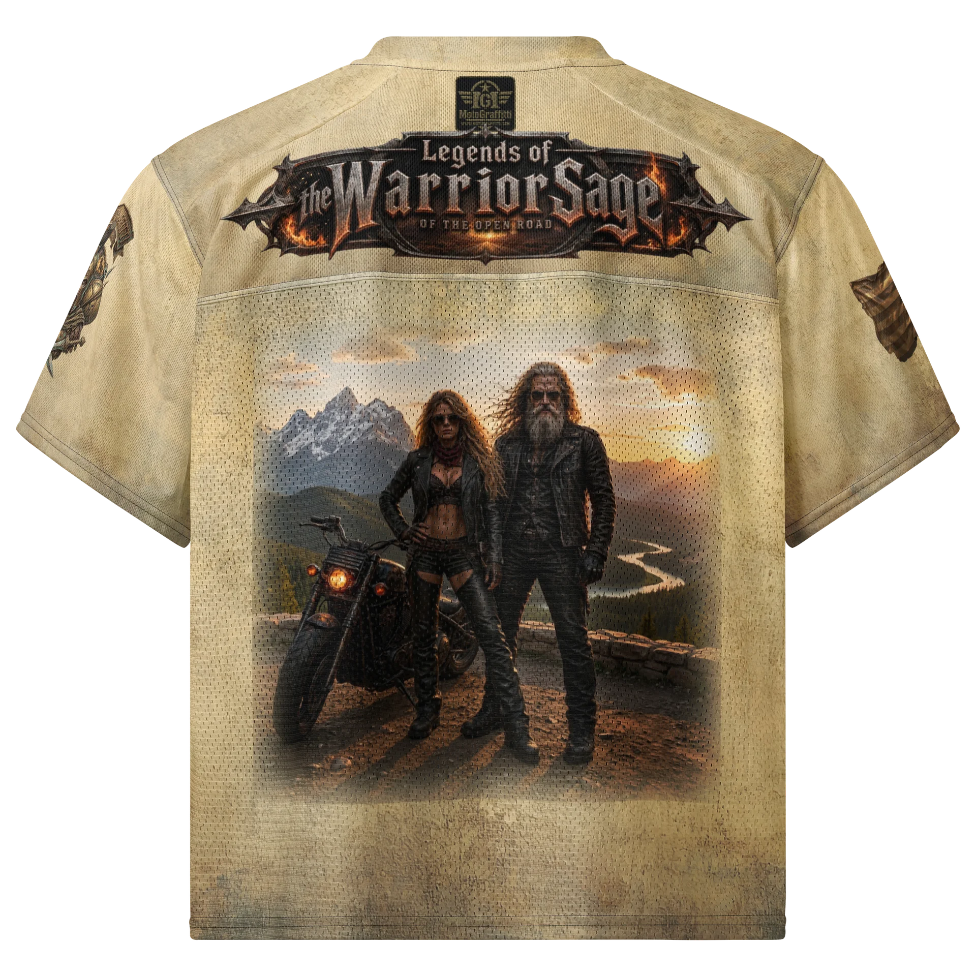 MötoGraffitti Warrior Sage Land of the Free Football Jersey product image (2)