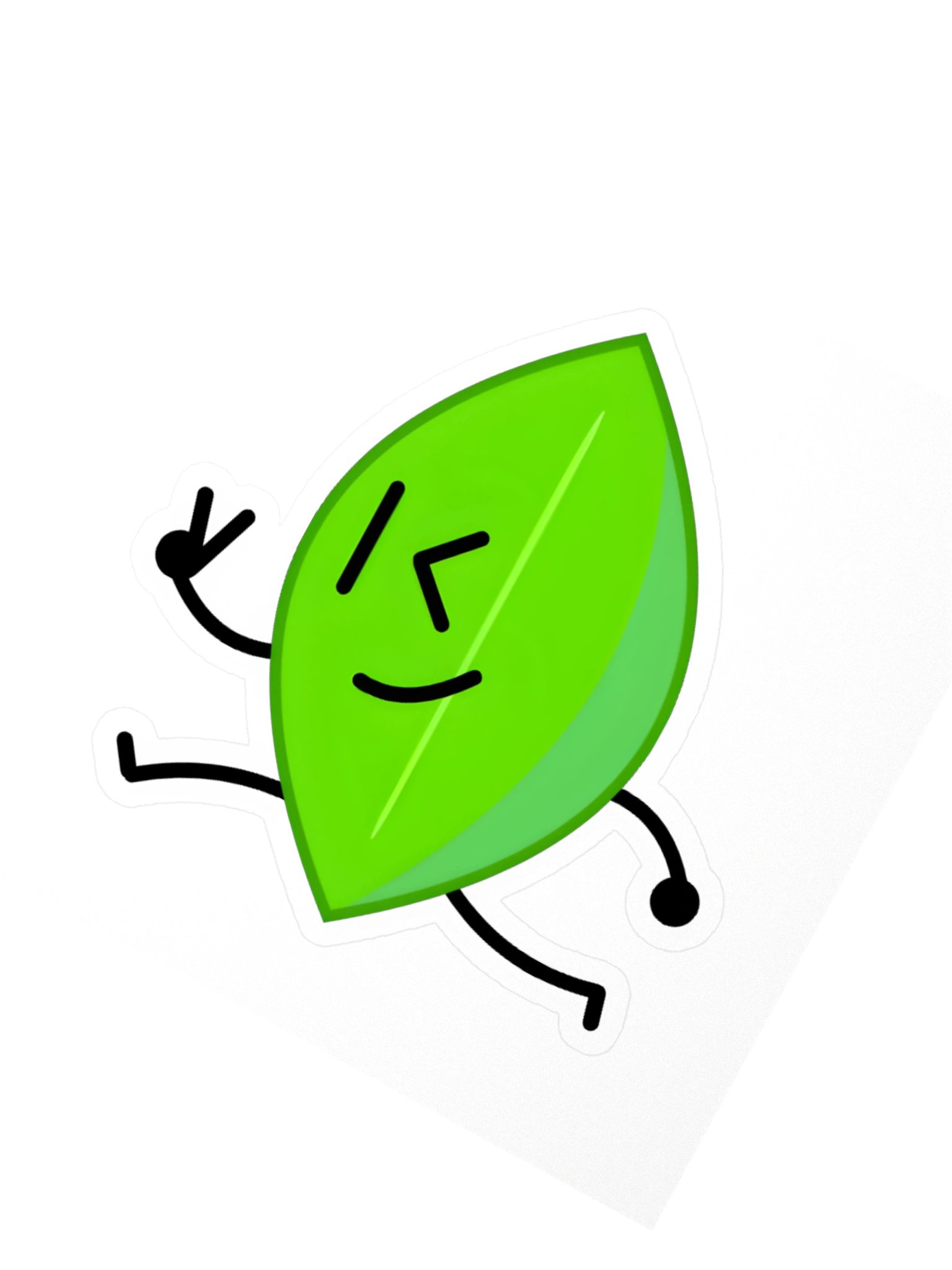 LeafyGreen Kiss Cut Sticker product image (5)