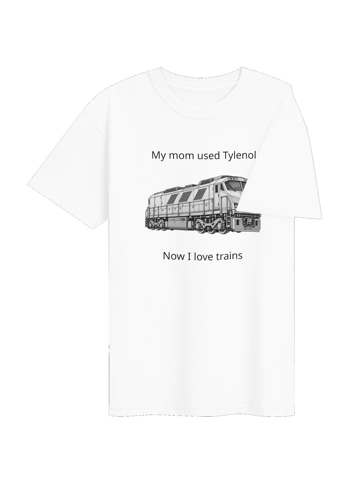 Adult Diesel Locomotive T-Shirt product image (166)