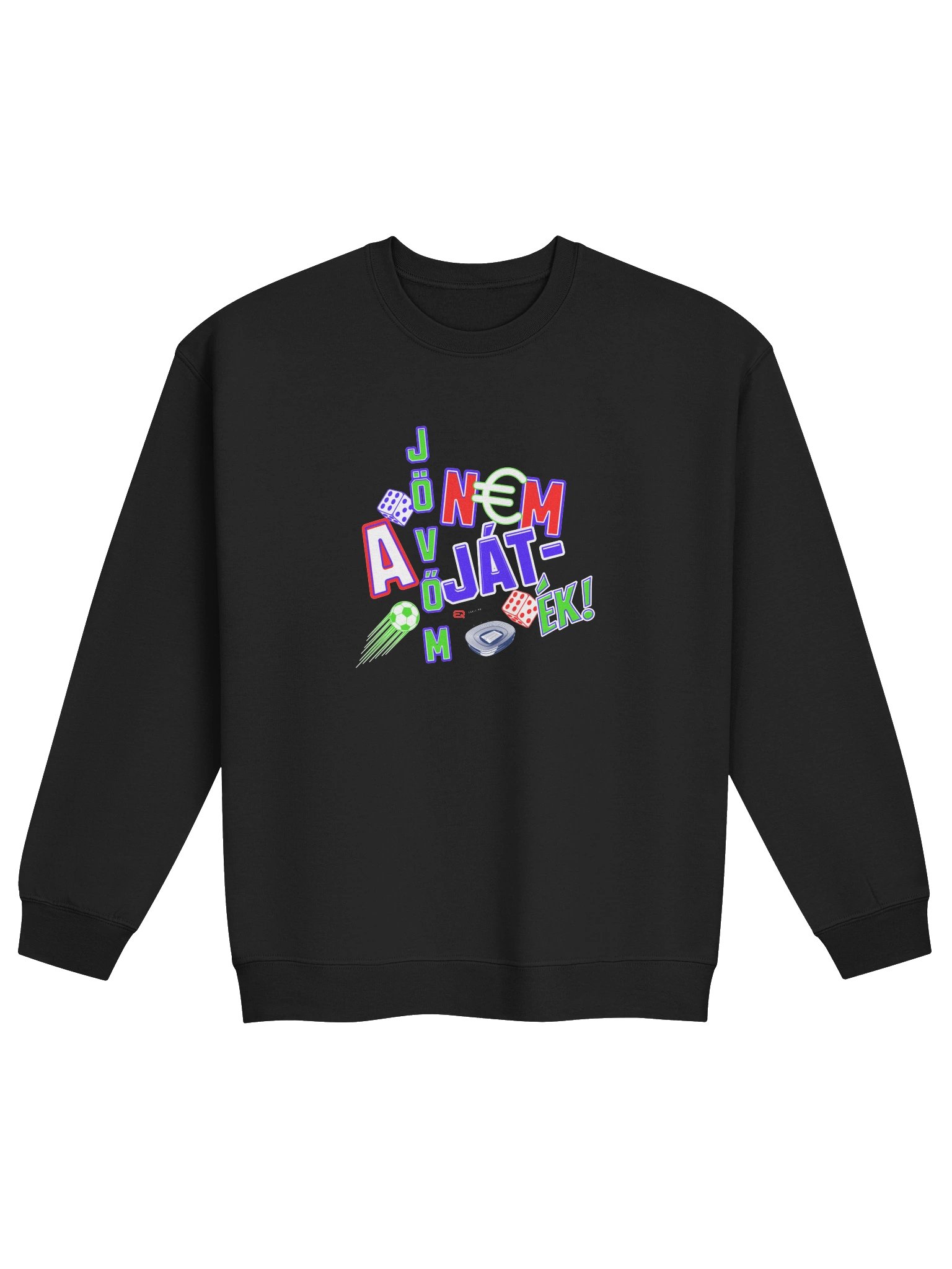 A jövőm nem játék! Unisex Gildan Pulcsi_EQALL.hu® Originals_Neon Színek product image (13)